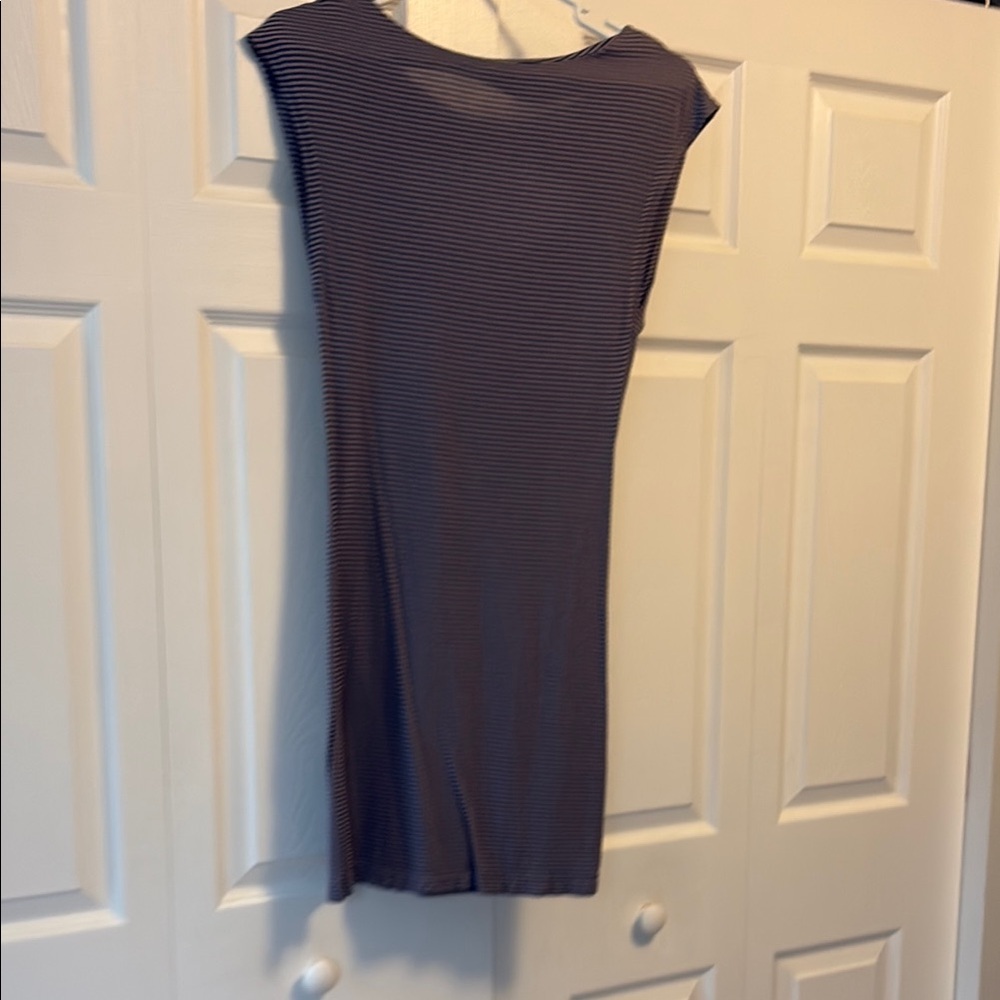 Striped fitted dress